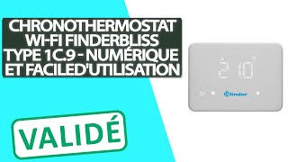 Avis Chronothermostat WiFI numérique Type 1C9 Finder Bliss [upl. by Persis738]