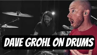 Drummer Reacts To  DAVE GROHL PLAYING DRUMS FIRST TIME HEARING [upl. by Notserk]