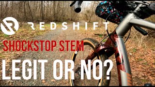 AFFORDABLE Suspension or TOTAL GIMMICK Redshift Shockstop Suspension Stem  Ride and Review [upl. by Coke]