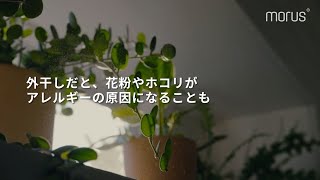 【 Morus Zero（モルス・ゼロ）】9999UV除菌やダニ除去の機能により、花粉症対策にも。 [upl. by Earas853]