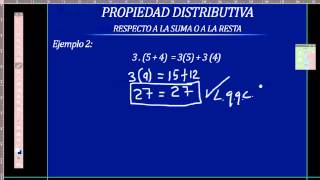 ¿Qué es la Propiedad Distributiva  Con ejemplos [upl. by Garceau]