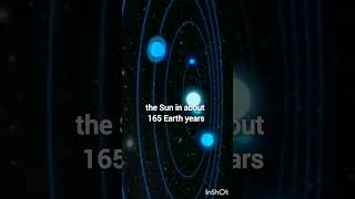 Neptunes Epic Journey A 165EarthYear Orbit Around the Sun shorts shortfeed youtubeshorts [upl. by Retseh]