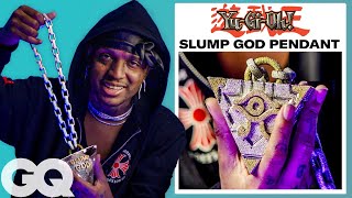 Ski Mask the Slump God Shows Off His Insane Jewelry Collection  On the Rocks  GQ [upl. by Maffei]