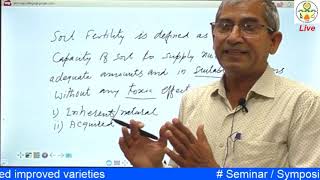 SSAC311 Lecture 1 Introduction about Manures and Fertilizers [upl. by Yelsnia]