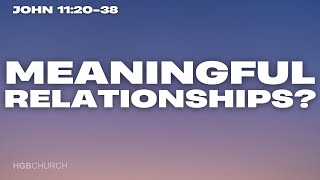 Meaningful Relationships  Live Sunday Celebration Service  11 August 2024 [upl. by Odnalra]