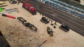 Athearn Trainmaster Disassembly [upl. by Darda]