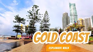 Gold Coast Surfers Paradise Walk  Cavill Avenue amp Esplanade Walk  Australia 4K [upl. by Loggia]