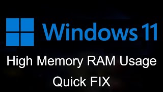 FIX Windows 11 High Memory Usage  How to Fix 100 CPU Usage Windows 11 in HINDIURDU [upl. by Earley]