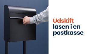 Se hvordan du udskifter låsen i en postkasse  Silvan [upl. by Stephen983]