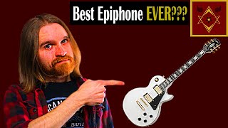 A DeepDive Into Epiphones Possible BEST GUITAR  Epiphone Les Paul Custom Review [upl. by Nairadal]