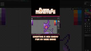 timelapse creating a new enemy for my indie game pixelart gaming gamedev [upl. by Eleonore]