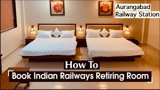 How To Book Retiring Room of Indian Railways  Dormitory and Retiring Room Tour irctc  railways [upl. by Oek]