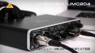 BEHRINGER  USB接続オーディオインターフェイス UMC204 [upl. by Carleton]