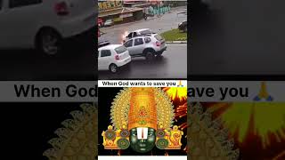 When God wants to save you from death fire 🙏 omnamonarayana shortsvirals viralsfeeds trebdsfeeds [upl. by Melesa116]