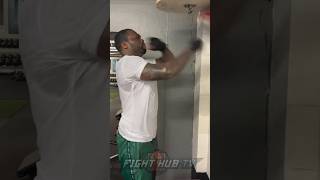 50 Cent shows off speed bag skills in first day back training [upl. by Helga]