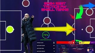 SM24 BEST Tactics for small teams  treble winning tactics [upl. by Anayra]