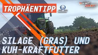 LandwirtschaftsSimulator 17  Tipp  Silage Gras und KuhKraftfutter herstellen GermanDeutsch [upl. by Ygief283]