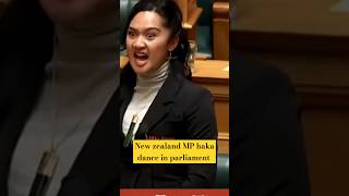 New zealand MP haka dance in parliament shorts [upl. by Nnoj]