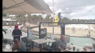 Webcam Lanzarote  Live Stream from the Beachbar in Costa Teguise [upl. by Lihka]