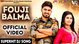 Fouji Balma Official Video Aman Jaji  Ruba Khan  Raj Mawar  New Haryanvi Songs Haryanavi 2024 [upl. by Baxy]