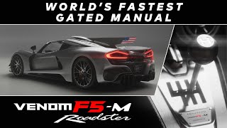 Venom F5M Roadster  6Speed Manual  Speed Reborn [upl. by Ateekahs]