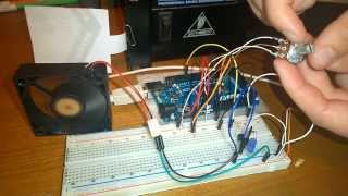 Arduino PWM DC Motor Fan Speed Control [upl. by Ardnuat]