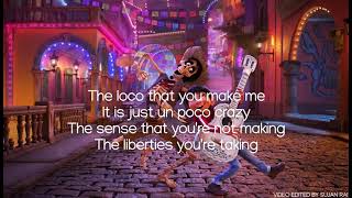 poco loco lyrics video of movie coco [upl. by Craner]