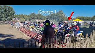 Course motocross vintage  Pertuis  Octobre 2024 [upl. by Ronoel]