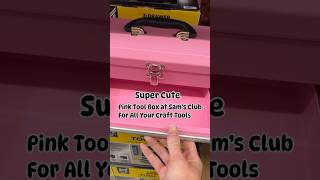 Super Cute Pink Tool Box at Sams Club For All Your Craft Tooks crochet crossstitch diamondart [upl. by Ticknor945]