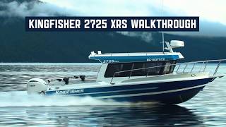 KingFisher 2725 XRS Walkthrough The Ultimate Aluminum Boat for Offshore Fishing and Cruising [upl. by Neroc]