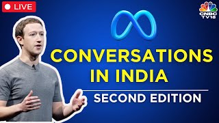 Second Edition Of Metas Conversations Event In India LIVE  Latest WhatsApp Features  N18L [upl. by Altis516]