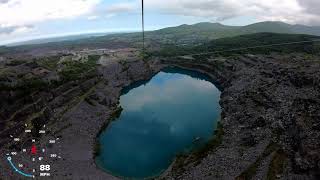 ZIP WORLD Velocity 2  The fastest zip line in the world  WALES GoPro Hero 7 Black [upl. by Winzler]