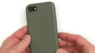 dbramante1928 Grenen phone cover for iPhone SE  Dark Olive Green [upl. by Sokem252]