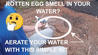 Cheap Solution to Eliminate Rotten Egg Smell in Well Water [upl. by Chessy]