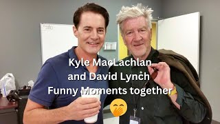 Kyle MacLachlan and David Lynch  Funny Moments together [upl. by Enelyahs]