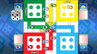 Ludo game in 4 players  Ludo King 4 players  SR95 GAMING [upl. by Bassett]