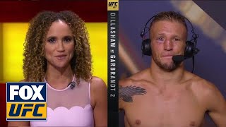 TJ Dillashaw talks to the UFC on FOX crew  INTERVIEW  UFC 227 [upl. by Ailima850]