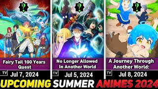 70 Upcoming Anime in Summer 2024  July to September [upl. by Monique]