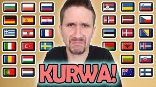 How To Say quotKURWAquot In 30 Different Languages [upl. by Bullivant638]