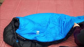 Mountain Hardwear Lamina backpacking Sleeping Bag 915F amp 130F  마운틴하드웨어 라미나 백패킹 3계절 합성침낭 [upl. by Nemraciram]