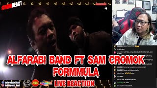 AlFarabiBand  FormMula ft Sam Cromok  indoreact live reaction [upl. by Sydalg]