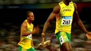 Usain Bolt sets world Record in Men\s 100m Final 969 sec [upl. by Asillim]