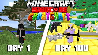 MÌNH SINH TỒN 100 NGÀY TRONG MINECRAFT CRAZY CRAFT SIÊU KHÓ [upl. by Niessuh901]