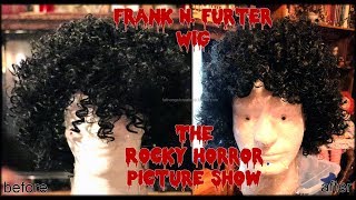 Frank N Furter  Wig Styling  Rocky Horror Picture Show [upl. by Enitnemelc]