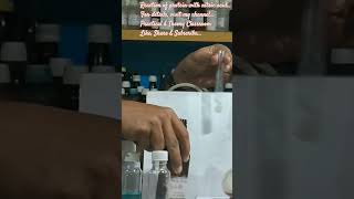 xanthoproteic test reaction of protein with nitric acid shorts viral  subscribe chemistry fun [upl. by Leur]