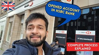 🇬🇧 How I Opened HSBC Bank Account  UK Bank Account For International Students [upl. by Hellman]