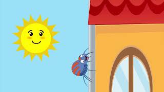 Incy Wincy Spider kids song done in whimsical style with kids background vocals New [upl. by Ezalb]