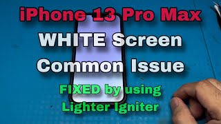 White  Green Screen  iPhone 13 Pro Max  FIXED by Lighter Igniter Tagalog  4K [upl. by Jenica720]