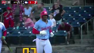 Fredericksburg OF Elijah Green hits home run vs Carolina [upl. by Pack]