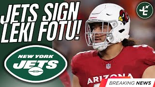 🚨BREAKING New York Jets SIGN Leki Fotu  2024 NFL Free Agency Latest [upl. by Ezri]